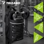 TRIZAND 4,5 literes mágneses sporttáska edzőterembe, rendezővel palacknak ​​és telefonnak