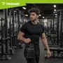TRIZAND 4,5 literes mágneses sporttáska edzőterembe, rendezővel palacknak ​​és telefonnak