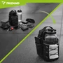 TRIZAND 4,5 literes mágneses sporttáska edzőterembe, rendezővel palacknak ​​és telefonnak