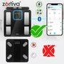 Zortiva Analitikai bluetoothos fürdőszobamérleg