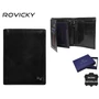 RFID bőr pénztárca ROVICKY RV-7680272 Fekete