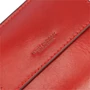 Valódi bőr Piros Pénztárca RFID védelemmel