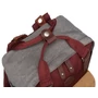 LULUCASTAGNETTE NANO GRIS/BORDO textil hátizsák