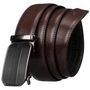 PU+bőr 35 mm-es öv PTN AB35-03-PUL BROWN