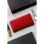 Női bőr pénztárca PTN D24-L-MNK Red Multi