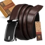PU+bőr 35 mm-es öv PTN AB35-02-PUL BROWN