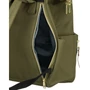 Peterson khaki laptop hátizsák USB töltővel - Wizz Air/Ryanair méret