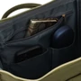 Peterson khaki laptop hátizsák USB töltővel - Wizz Air/Ryanair méret