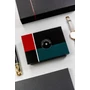 Női bőr pénztárca PTN D24-L-MNK Red Multi