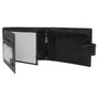 Peterson bőr pénztárca PTN N992L- VT BLACK 6138