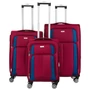 Bőröndkészlet PTN 5209-SET Burgundy-Navy