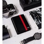 Férfi bőr pénztárca PTN N575-VTP-BL-RED
