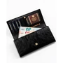 PETERSON PTN PL-490 Fekete RFID bőr pénztárca