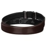PU+bőr 35 mm-es öv PTN AB35-02-PUL BROWN