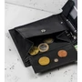 RFID bőrtárca RONALDO 0002-D FEKETE