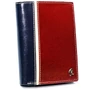 ROVICKY bőr RFID pénztárca 326-RBA-D NAVY-RED