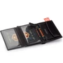 PETERSON PTN 339 2-1-1 FEKETE RFID bőr pénztárca