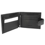 Férfi PU+bőr pénztárca M620L-PU-6793 fekete