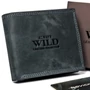 ALWAYS WILD Valódi bőr Férfi pénztárca díszdobozban