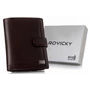 ROVICKY bőr RFID pénztárca PC-104L-BAR Barna