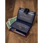 RFID bőr pénztárca ROVICKY 331L-RBA-D NAVY-RED