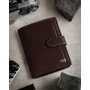 Férfi RFID bőr pénztárca PC-105L-BAR Fekete