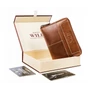Férfi bőr pénztárca N4Z-HWM Brown