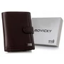 ROVICKY bőr RFID pénztárca PC-104L-BAR Barna