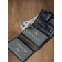 ROVICKY bőr RFID pénztárca PC-104L-BAR Barna