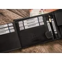 Férfi bőr pénztárca RFID védelmi kutyaképpel N992-CHM-DOG-2 Cognac