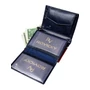 ROVICKY bőr RFID pénztárca 326-RBA-D NAVY-RED