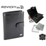 Férfi RFID bőr pénztárca PC-105L-BAR Fekete