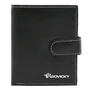 Férfi bőr pénztárca R-RM-24-16L-GCL Black Multi