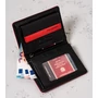 RFID bőr pénztárca PTN 302.03 Fekete+sárga