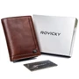 ROVICKY bőr RFID pénztárca PC-101-BAR