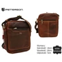 Bőr táska PTN TB-1117-COM Cognac