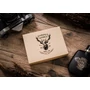 Férfi bőr pénztárca RFID védelmi kutyaképpel N992-CHM-DOG-2 Cognac