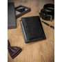 ROVICKY PC-105-BAR BLACK RFI férfi RFID bőr pénztárca