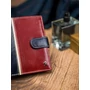 RFID bőr pénztárca ROVICKY 331L-RBA-D NAVY-RED