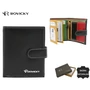 Férfi bőr pénztárca R-RM-24-16L-GCL Black Multi
