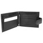 Férfi PU+bőr pénztárca M620L-PU-6793 fekete