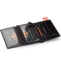 PETERSON PTN 339 2-1-1 FEKETE RFID bőr pénztárca
