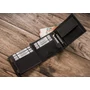 Férfi bőr pénztárca RFID védelmi kutyaképpel N992-CHM-DOG-2 Cognac