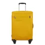 Kép 2/8 - Samsonite Citybeat bővíthető spinner bőrönd közepes méret 66 cm GoldenYellow