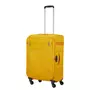 Kép 8/8 - Samsonite Citybeat bővíthető spinner bőrönd közepes méret 66 cm GoldenYellow