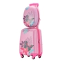 Kép 5/11 -  2 db-os ABS gyermek bőrönd szett Pillangó mintával