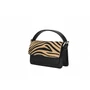 Valódi bőr női táska Barna Zebra TR305