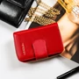 Valódi bőr női Pénztárca sok kártyatartóval RFID védelemmel