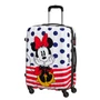 American Tourister Disney Legends Minnie BlueDots Spinner bőrönd 65 cm-es