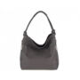 Kép 1/5 - Valódi bőr női táska sötétszürke színben S7093 DarkGrey